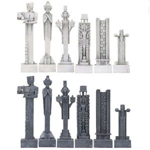 The Frank Lloyd Wright Midway Gardens Chess Set